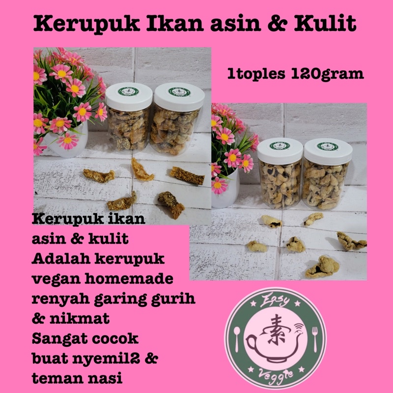 

Kerupuk ikan asin & kerupuk kulit