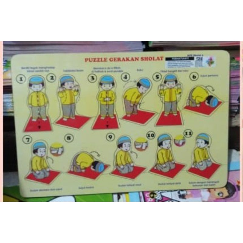 puzzle gerakan sholat anak laki laki