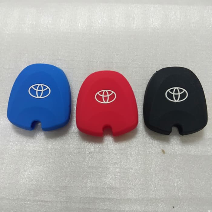 silicon SILIKON sarung kondom kunci remote mobil toyota GRAND AVANZA / CALYA 2015 2016 2017 2018 2019 2020 HITAM MERAH BIRU