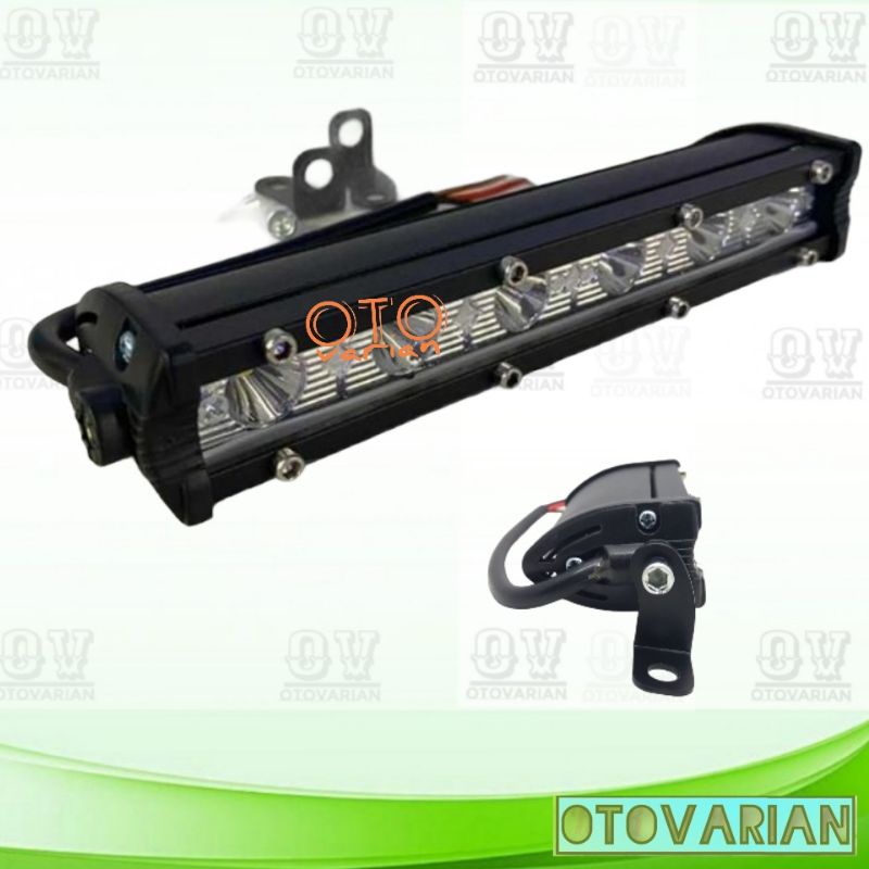 LAMPU HJG SOROT 6 MATA LURUS SLIM LED BAR OFFROAD