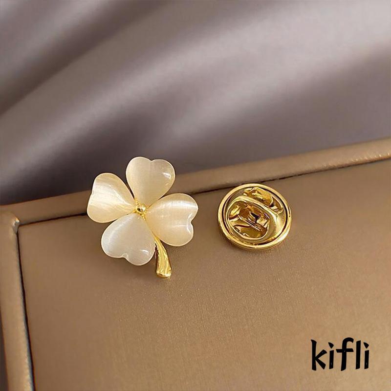 Bros Buckle Bentuk Opal Zircon Untuk Aksesoris Pakaian Wanita