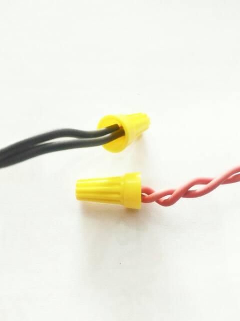 Lasdop 1mm P1 Abu-Abu / Lasdop 4mm P4 Kuning / Lasdop 6mm P6 Merah / Wire connector / sambungan kabel / Konektor Kabel Penyambung Kabel Lasdop kuning Lasdop Abu abu Lasdop Merah