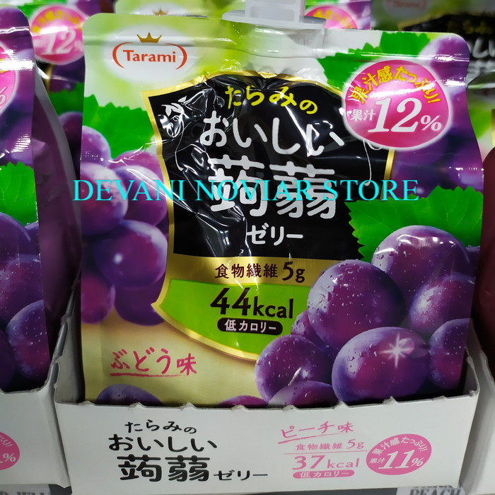 

TARAMI Peach Konjac Jelly Pouched 44kcal 150gr