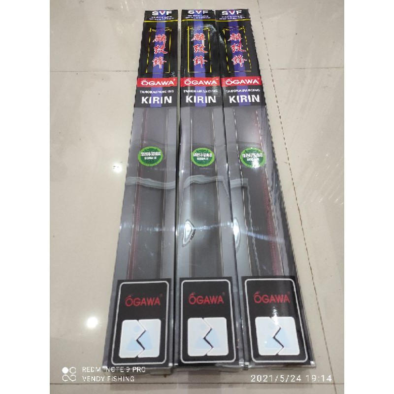 joran tegek ogawa kirin sangat kuat panjang 360/450/540cm BONUS KAMBANGAN