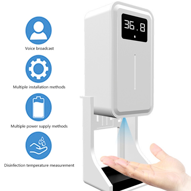 Kiss Dispenser Sabun Pengukur Suhu Hand Sanitizer/Alkohol Dispenser Temp Test