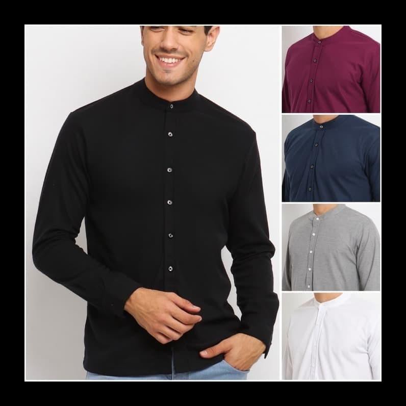 NEW KLLL ORIGINAL KEMEJA BAJU KOKO MUSLIM POLO LACOSTE LENGAN PANJANG KOKO COWOK TERMURAH ALI