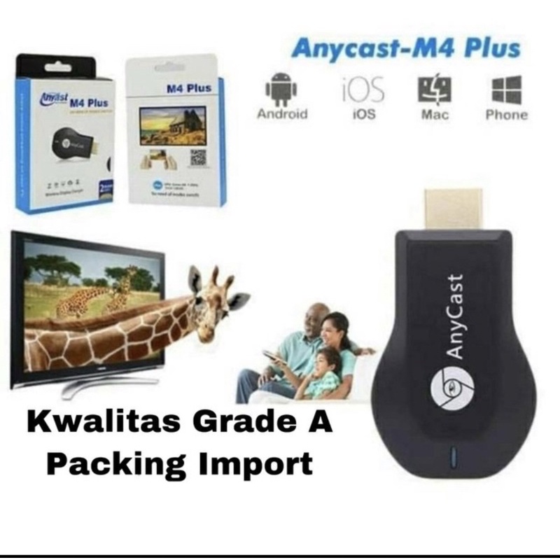 Anycast M4 Plus original Hdmi Dongle Usb Wireless -HDMI Dongle Anycast M4 plus Dongle HDMI Anycast HD Wireless Wifi TV- HDMI Wifi Display Receiver