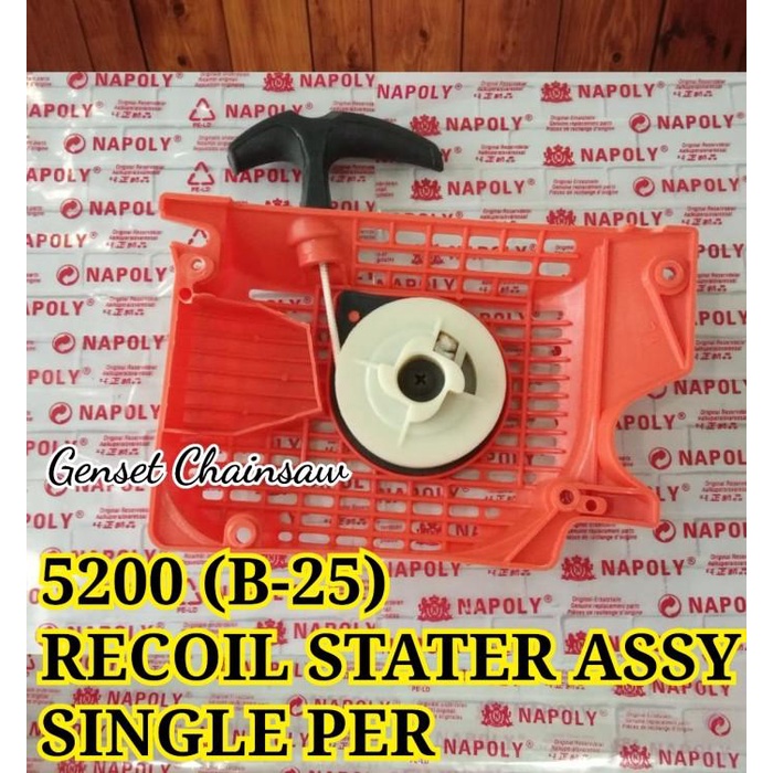Recoil Stater Assy Chainsaw Chainsaw / Chain Saw Kecil Cs 5200 5800