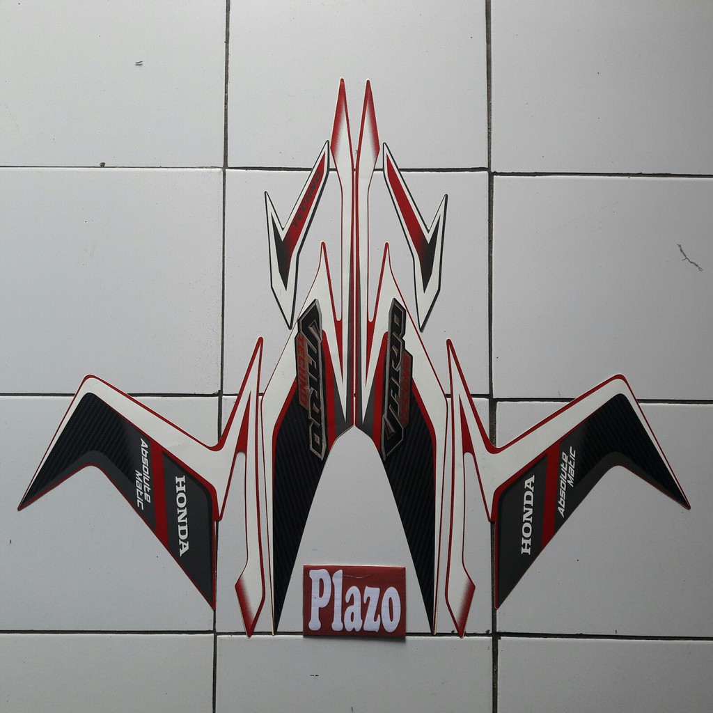 striping vario techno 110 2011 merah