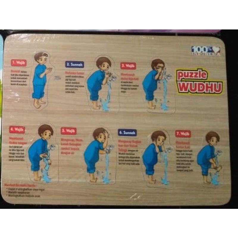 Jual Puzzle Gerakan Wudhu Shopee Indonesia 3323