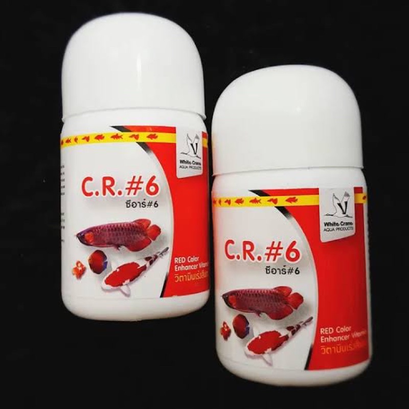 C.R.#6 Cr 6 Super Red 5 gram Color Rich #6 Cr6 Ikan Arwana Arowana Super Red
