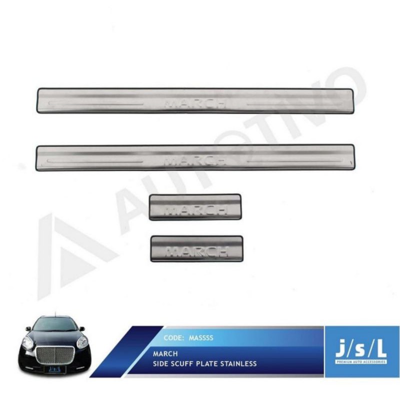 Sillplate sill plate samping nissan march stainless