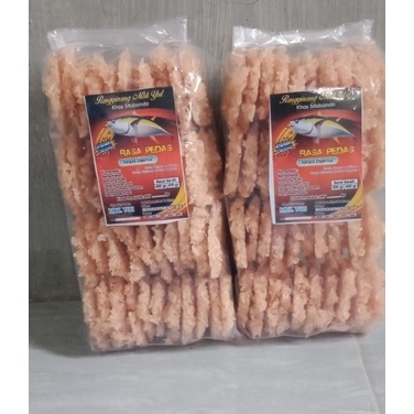 

Rengginang Mentah Rasa Terasi Pedas Siap Goreng (450g)