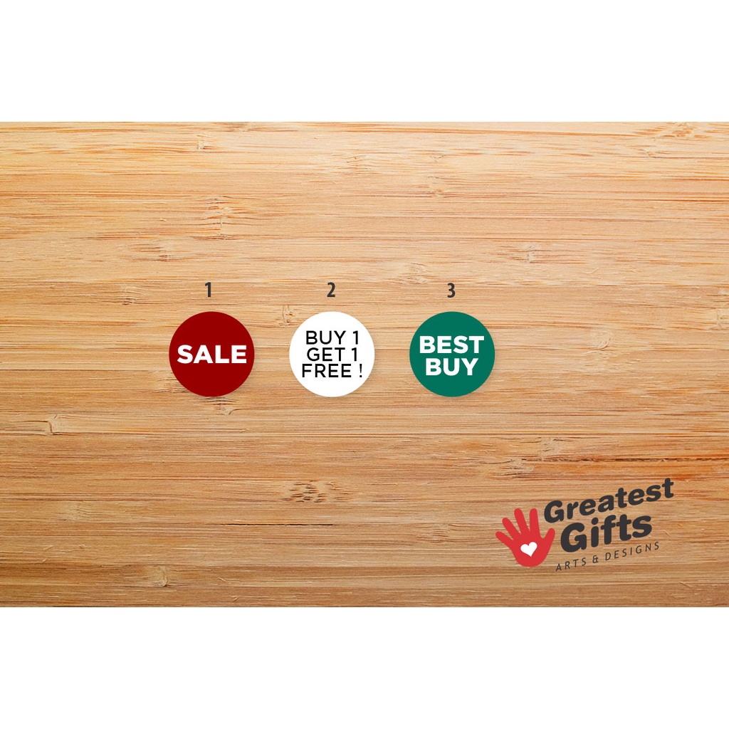 

Stiker label promosi sale best buy bundar vinyl 2 cm