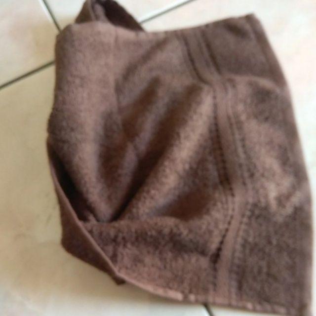 Best Seller!!! Pamela Lenuta-handuk Sport Olahraga Polos Premium Quality Uk 30x70 Coklat