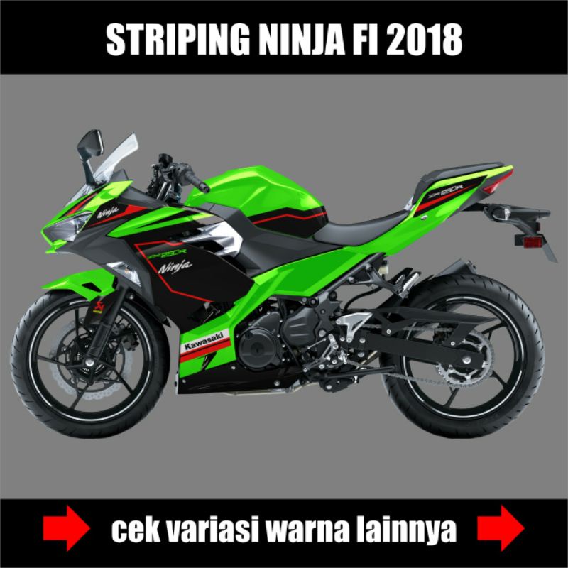 STRIPING KAWASAKI NINJA 250FI 2018 NEW LIVERY KRT 2022