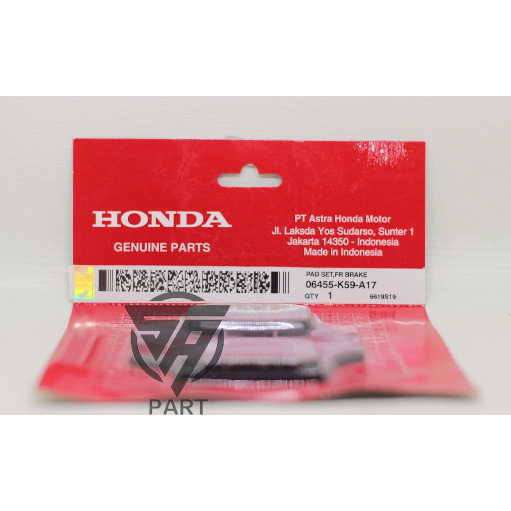 Dispad Depan HONDA VARIO 150 TH 2018 06455-K59-A71