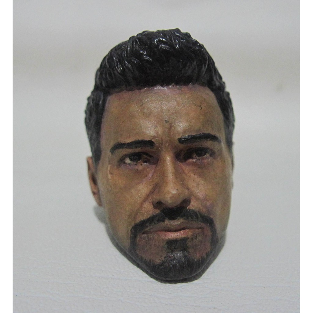 Head Sculpt Tony Stark HS Tony Stark 1/6 Iron Man Bisa Untuk Hot Toys Code 3348