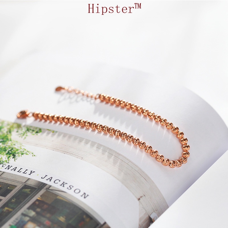 Popular Simple Golden Balls Tendy Mori Girl Bracelet