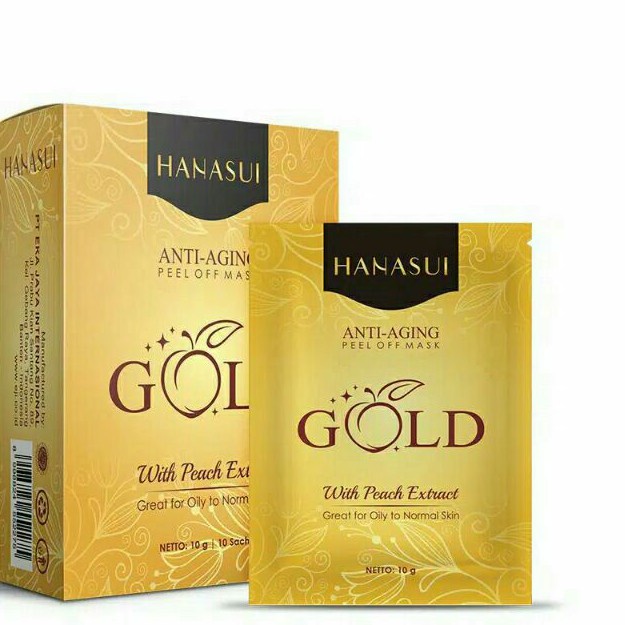 Masker Naturgo Gold Hanasui Anti Aging ecer