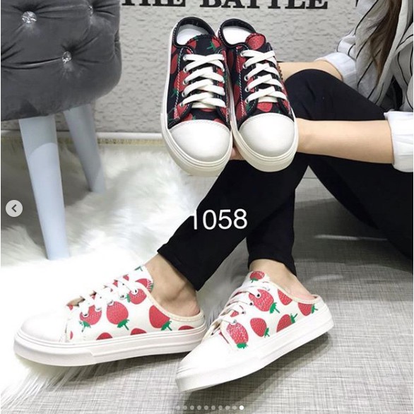 Sepatu flat 1058 sepatu sendal wanita import realpict