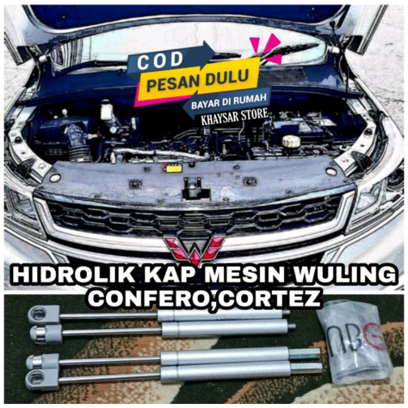 Hidrolik mobil kap mesin wuling Confero.cortez