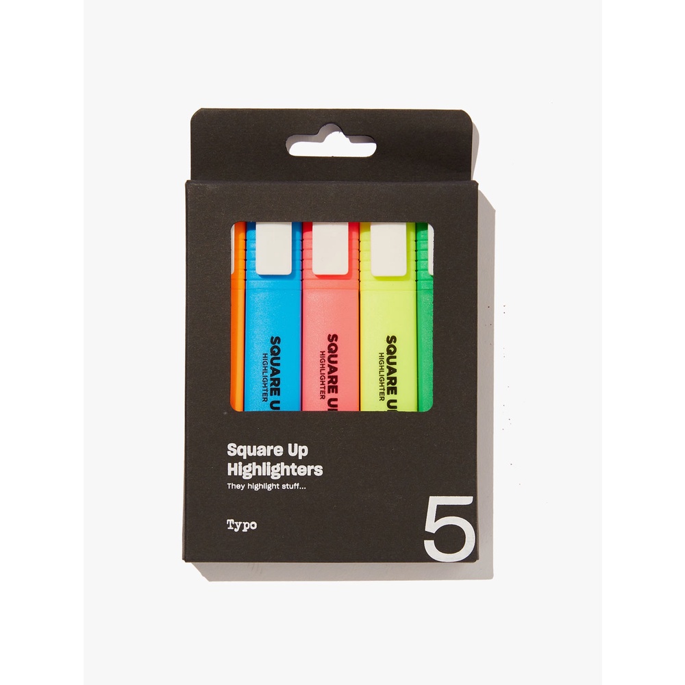 

Typo - The Square Up Highlighter 5Pk