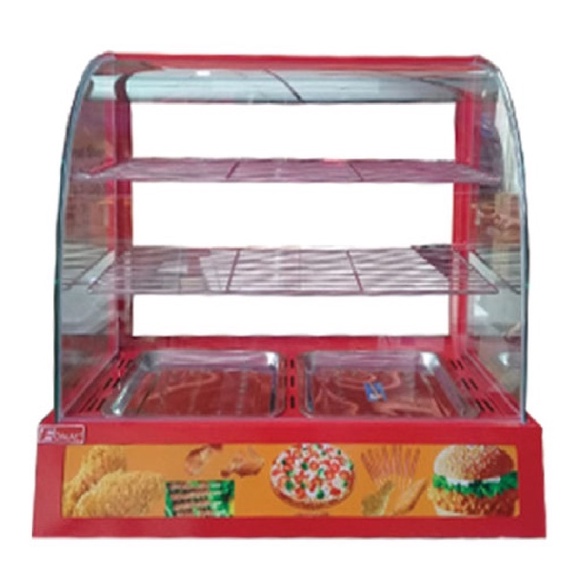Wirastar Showcase Warmer Pemanas Makanan //  Mesin Pemanas Makanan Kaca / Hot Showcase