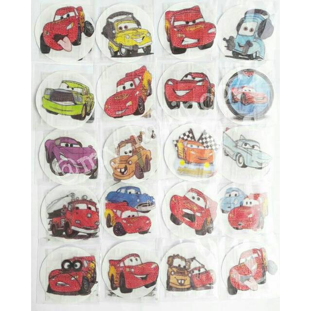 Edible Rice Paper tema CARS, Aman dimakan