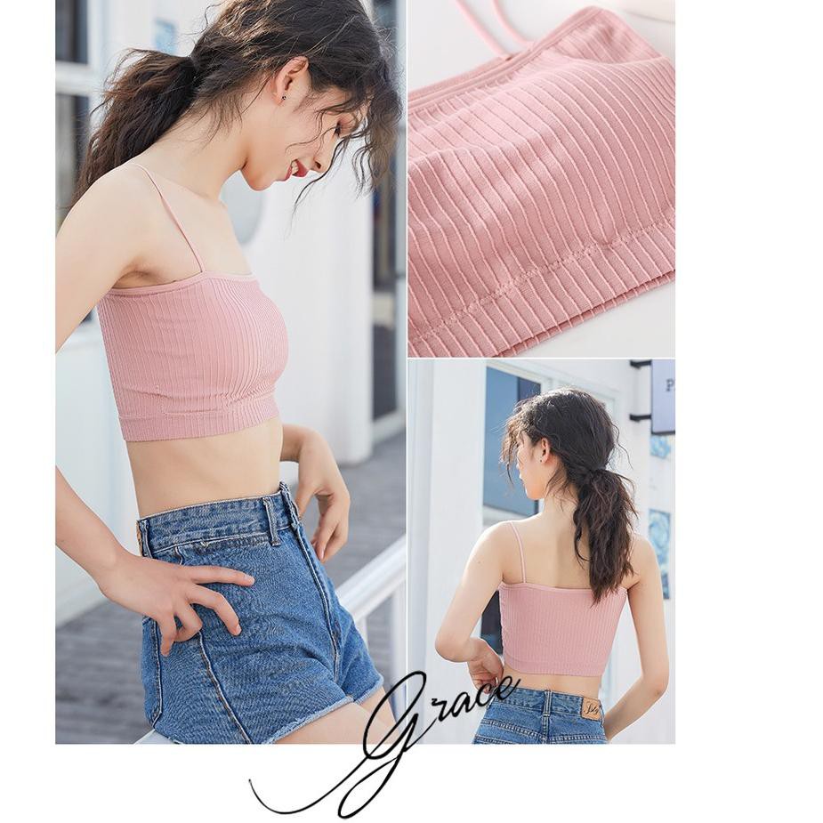 PROMO 11.11 Sakura Tank Top Bra Perempuan Pakaian Dalam Wanita Pakaian Olahraga 346