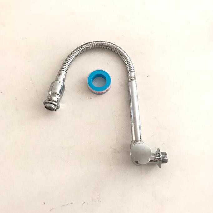 (Harga Terbaik) Kran Air/Fleksibel Kepala Besar/ Keran Dapur/Kran Bak Cuci Piring
