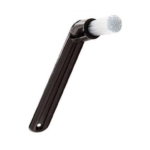 Brush Coffee Mesin Espresso Ukuran 15 Cm Angled Nylon Espresso Machine Group Head Brush With Spoon