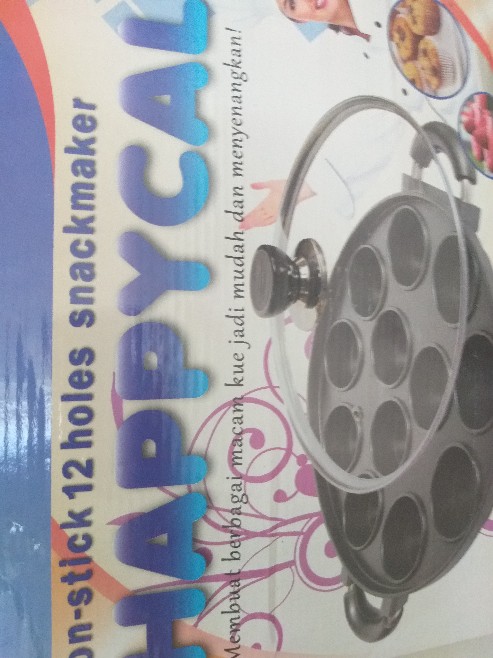 Cetakan Kue Happy Call 12 Lubang Datar Martabak Mini - Happycall