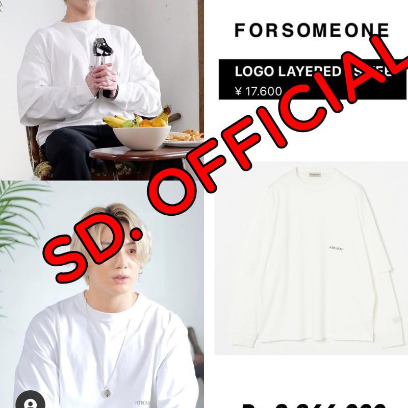 Kaos BTS Jungkook For Someone Lengan Panjang