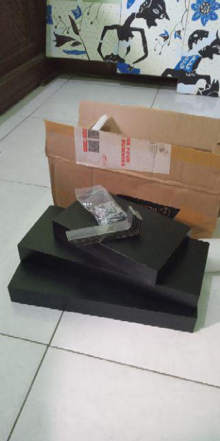 Set Rak Ambalan Dinding Minimalis 3 Pcs Uk. 20,30,30 Cm