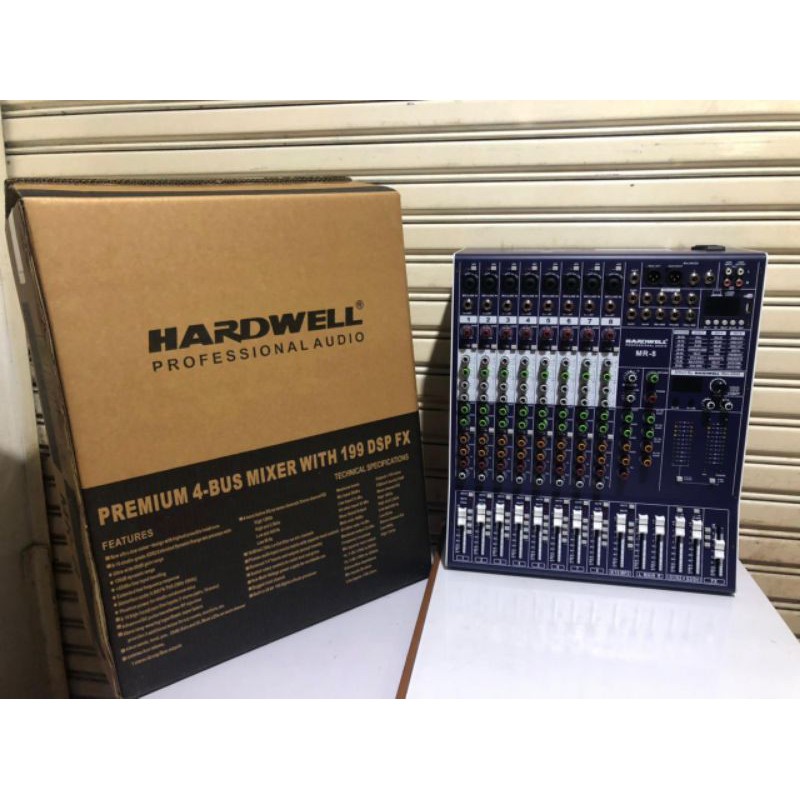 mixer audio hardwell MR-8. mixer profesional.