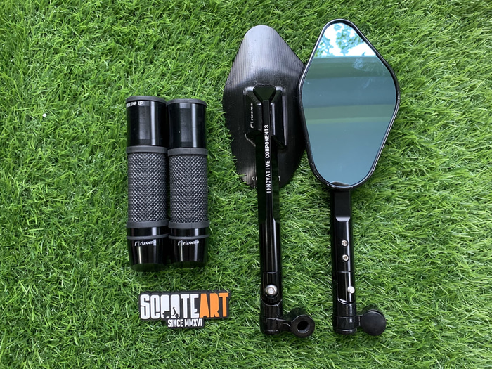 Handgrip Rep Rizoma + Spion Rizoma Elisse Universal Vespa/Aerox/NMAX