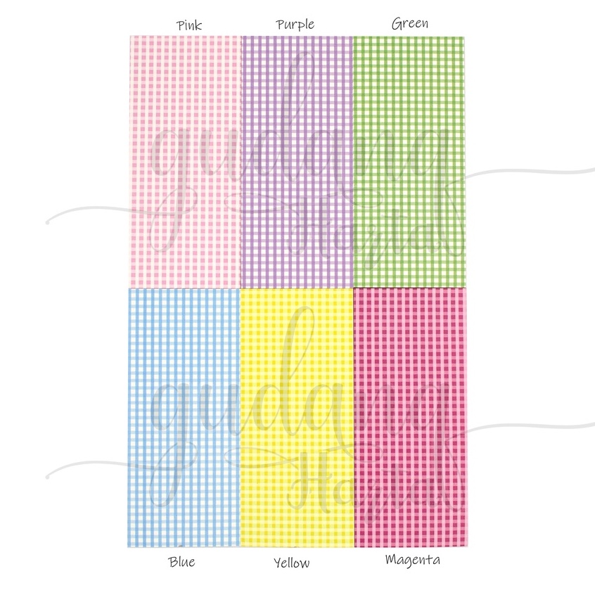 Memo Rainbow Checkboard Memopad Motif Kotak Warna DIY GH 301261