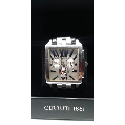 Jam Tangan Pria Mewah Original SWISS Merk CERRUTI 1881 seri 64631