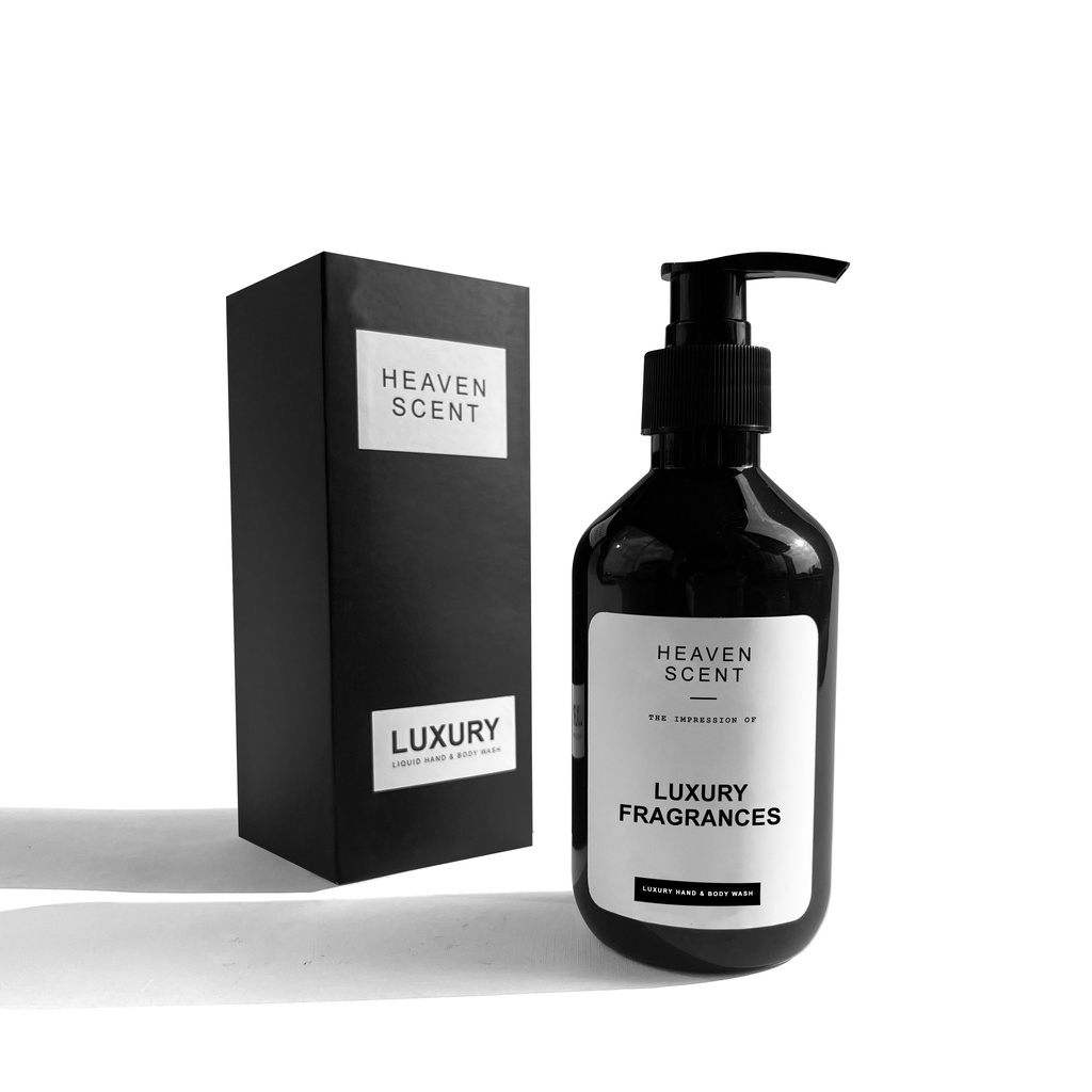 HEAVEN SCENT Luxury Hand and Body Wash Sabun Mandi Cuci Tangan Pump 300 ml - Inspired by Luxury Fragrances