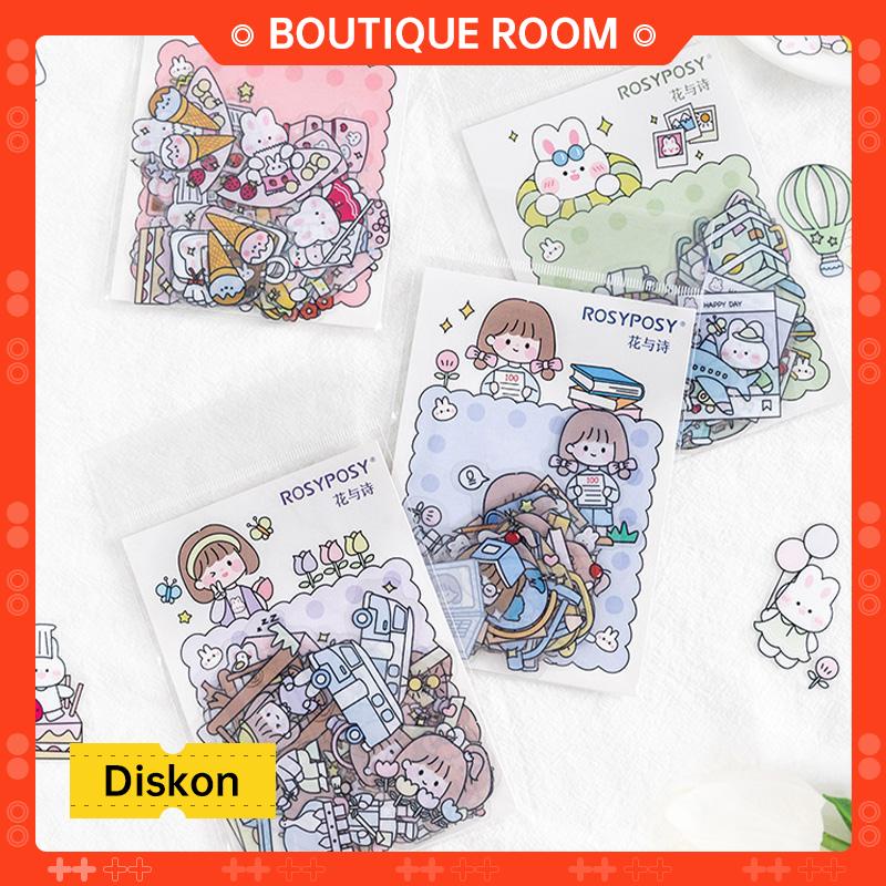 

Ready✨Tas Stiker Seri Lucu Pola Kartun Lucu Stiker Dekoratif Tenda Tangan PelajarBER
