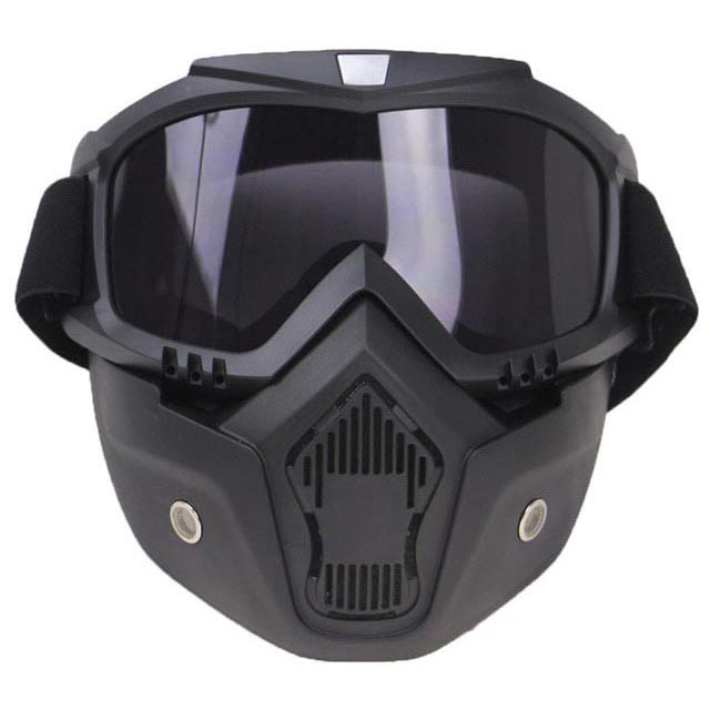 TaffSPORT BOLLFO Kacamata Goggles Mask Motor Retro Windproof