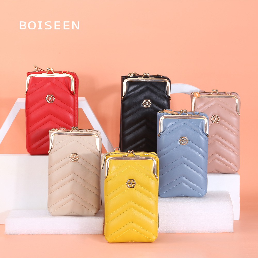 BOISEEN N8901 Tas Selempang Wanita Tas Handphone Sling Bag PU Leather Premium WATCHKITE WKOS