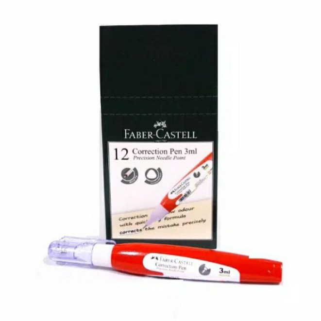 

Faber-Castell Correction pen/Tipe X Cair 3ml (pcs)
