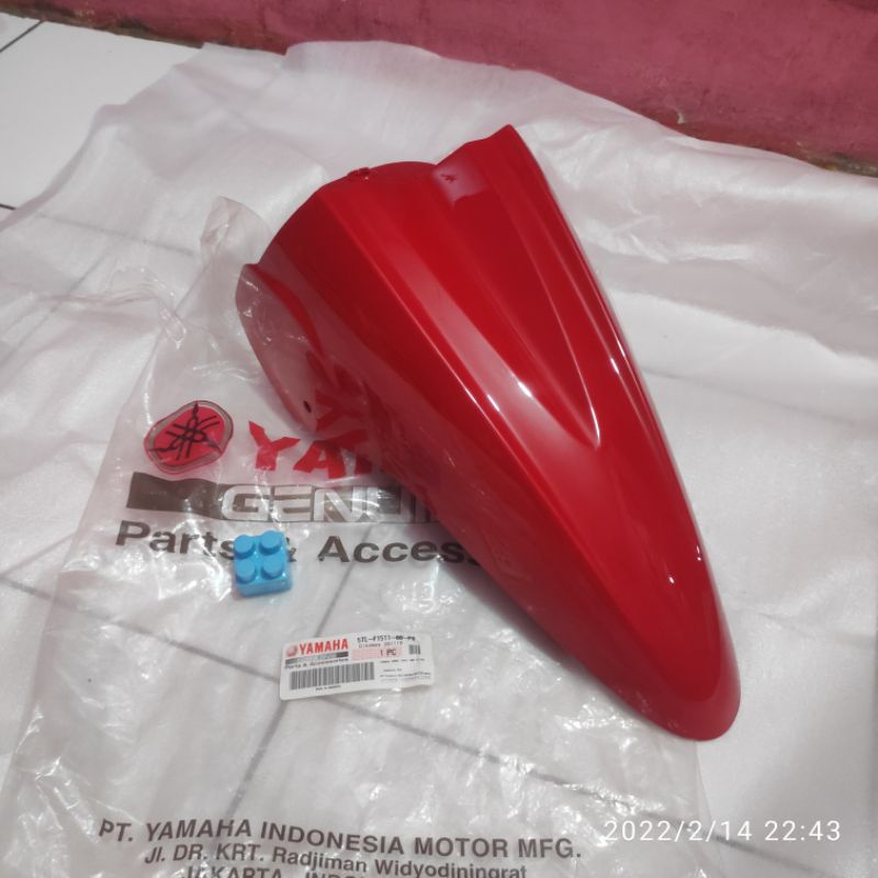 SPAKBOR DEPAN MIO SPORTY 5TL MERAH CABE ORIGINAL ORI YAMAHA