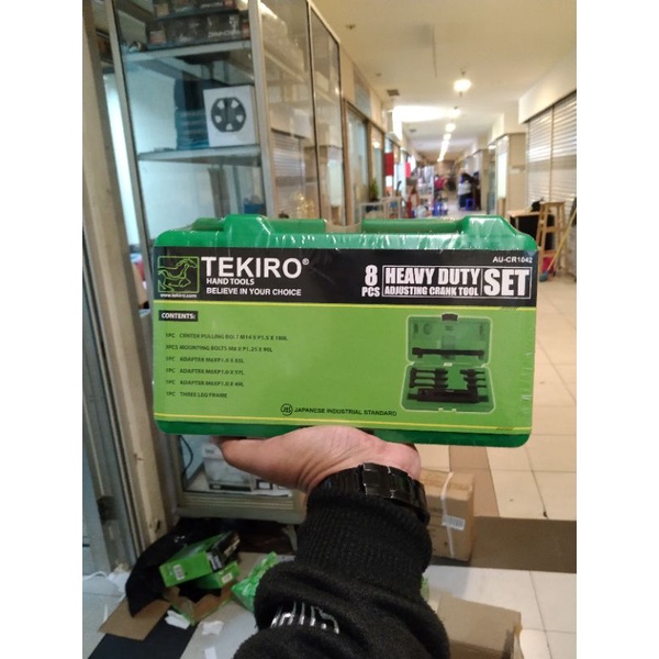 Tekiro treker rumah mesin motor set 8 pcs / heavy duty adjusting crank tool