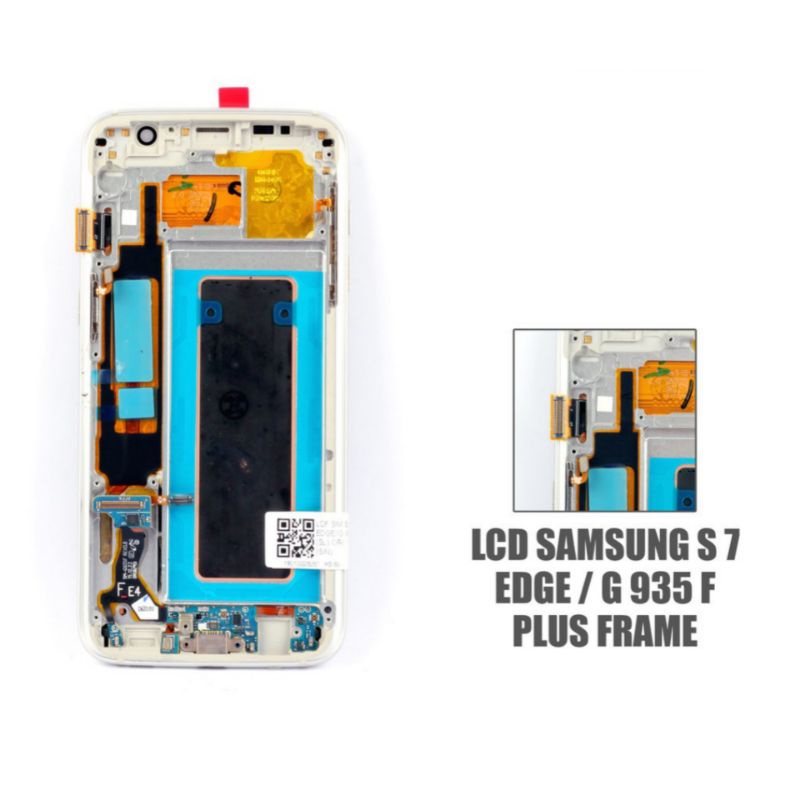 Lcd fullset / lcd touchscreen + frame samsung galaxy s7 edge/ g935f original