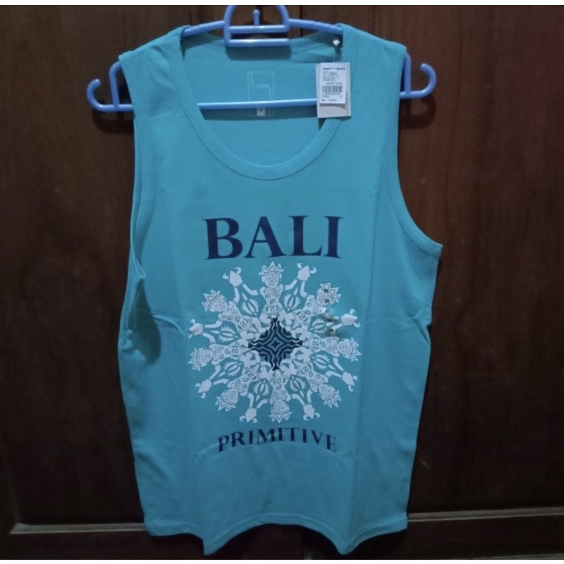 Baju Kaos Tanktop Pria Motif Bali