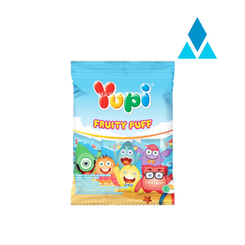 

Yupi Fruity Puff Hanging Bag 120gr