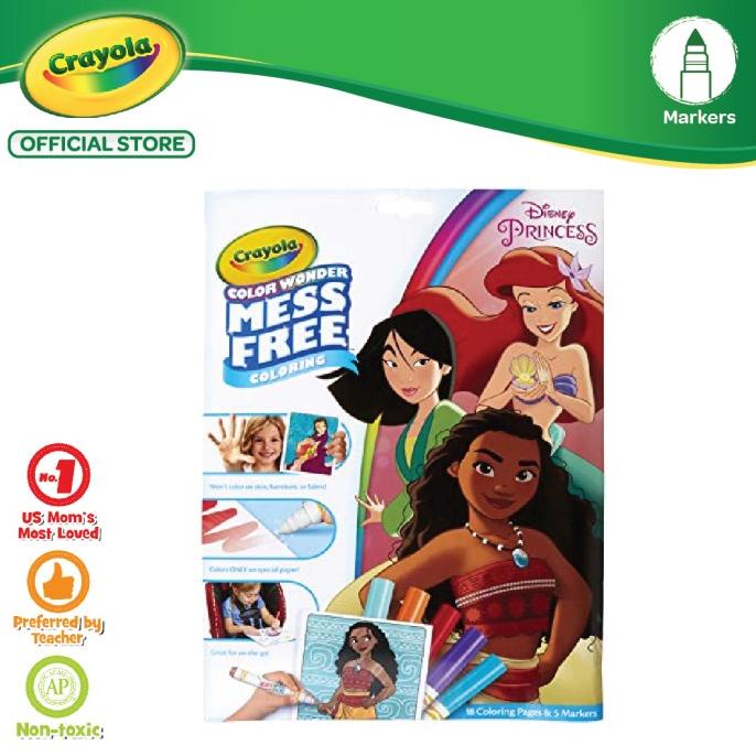

Crayola Color Wonder Mess Free Coloring Pad & Marker - Disney Princess